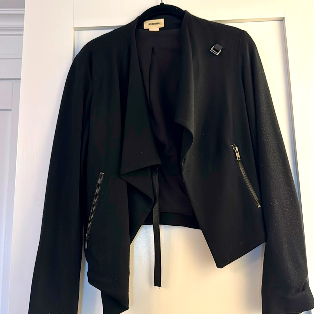 Helmut Lang Wool Cropped Jacket